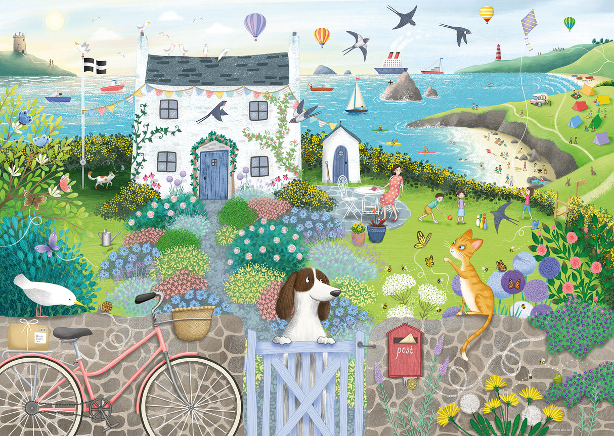 Ravensburger Puzzle 1000 pc Seaside Home 12001104V