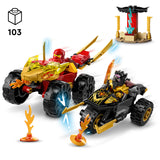 LEGO Ninjago Kai and Ras's Car and Bike Battle 71789L