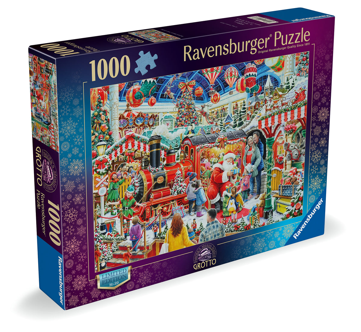 Ravensburger Puzzle 1000 Pieces: Visiting Santa 12001583V
