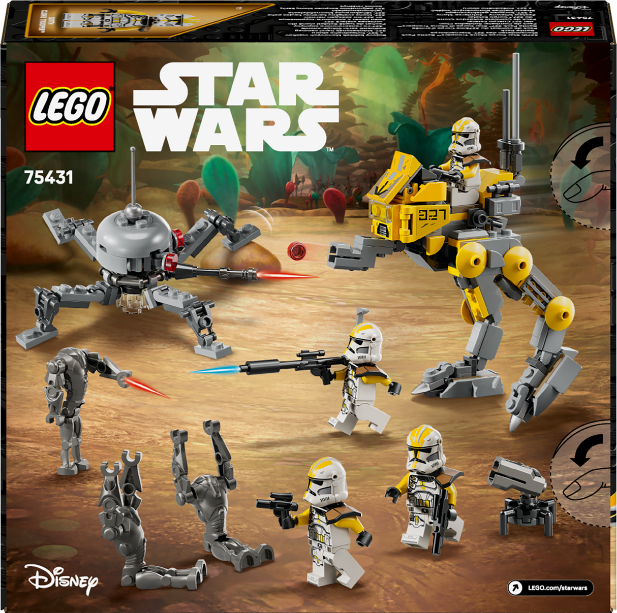 LEGO Star Wars 327th Star Corps Clone Troopers Battle Pack 75431L