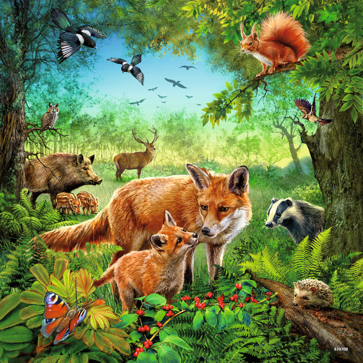 
Ravensburger Puzzle 3x49 pc World Animals 093304V