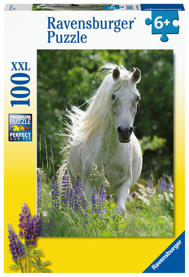 Ravensburger Puzzle 100 pc White Horse 129270V