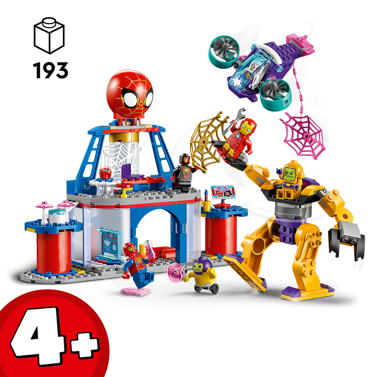 LEGO Spidey Team Spidey Web Spinner Headquarters 10794L