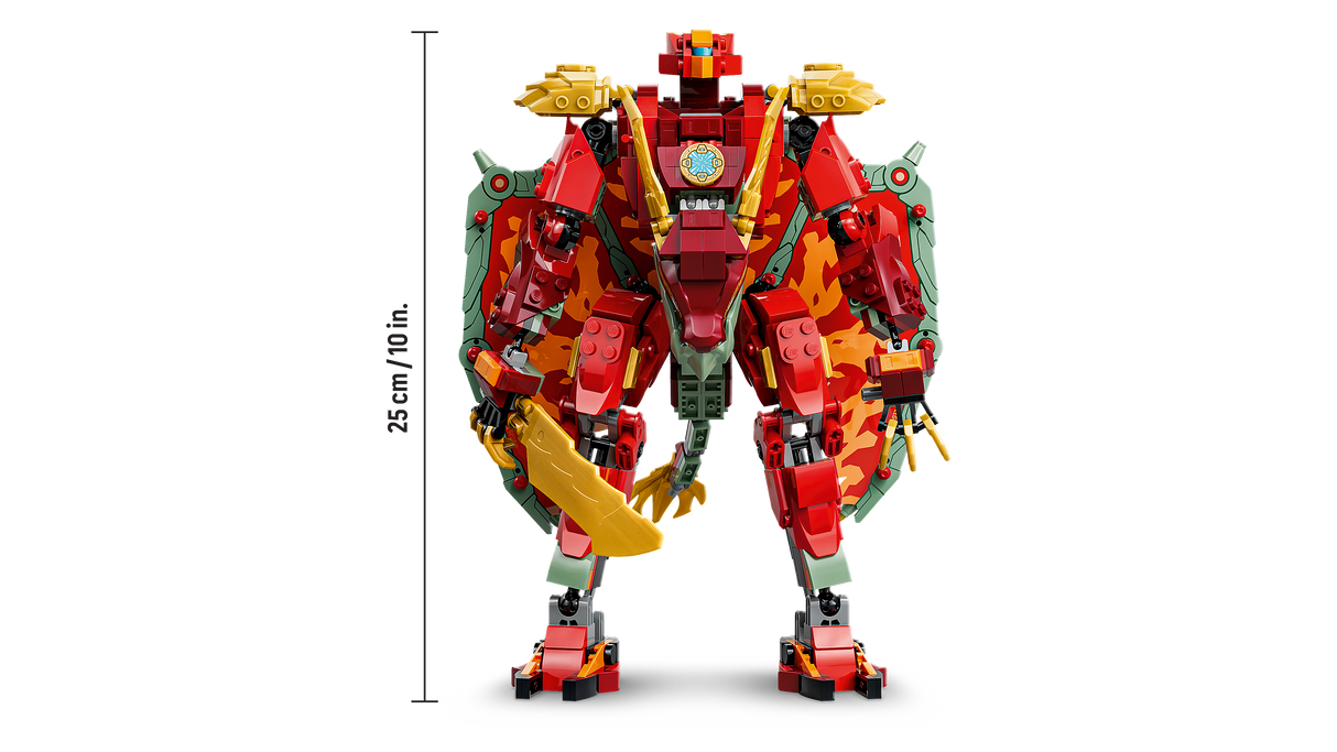 LEGO Ninjago Wyldfyre's Transforming Dragon Mech 71868L