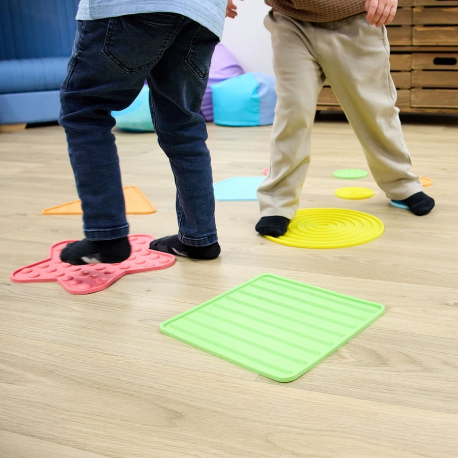 TTS Sensory Textured Floor Pads 10pk SD10568B