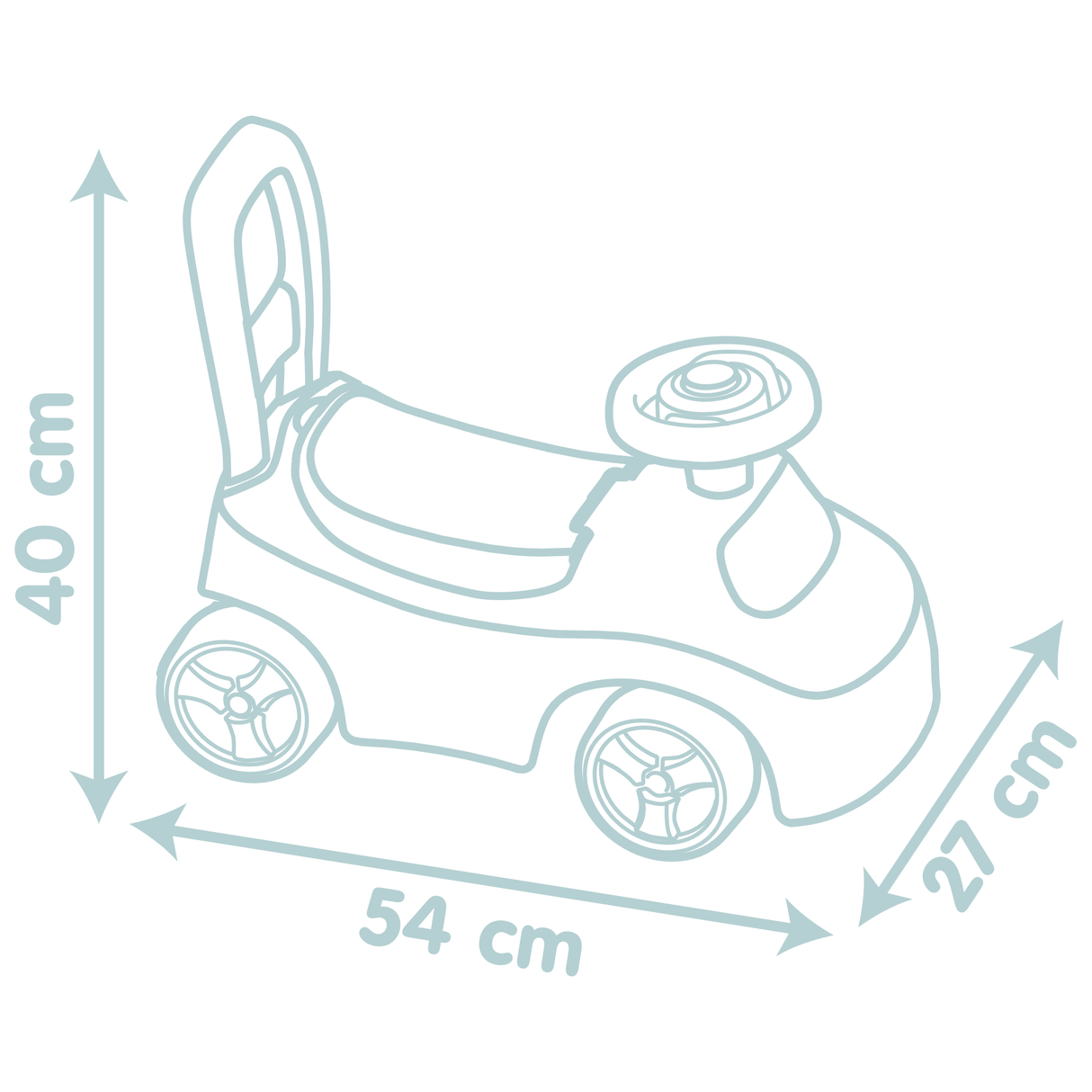 Smoby Auto Ride-On Little 140503S