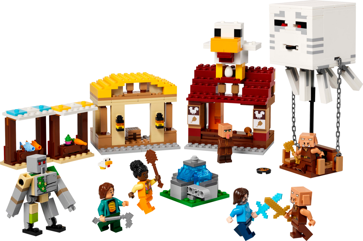 LEGO Minecraft The Ghast Balloon Village Attack 21273L