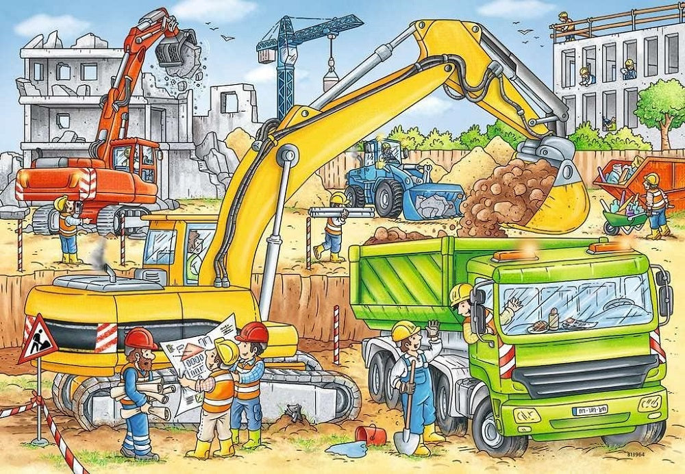 Ravensburger Puzzle 2x24 pc Hard Work 078004V