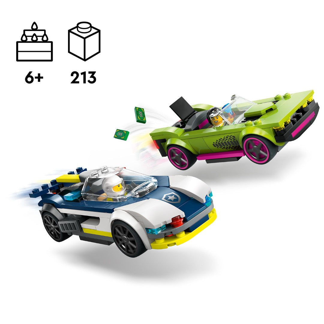 LEGO City Police Car and Muscle Car Chase 60415L