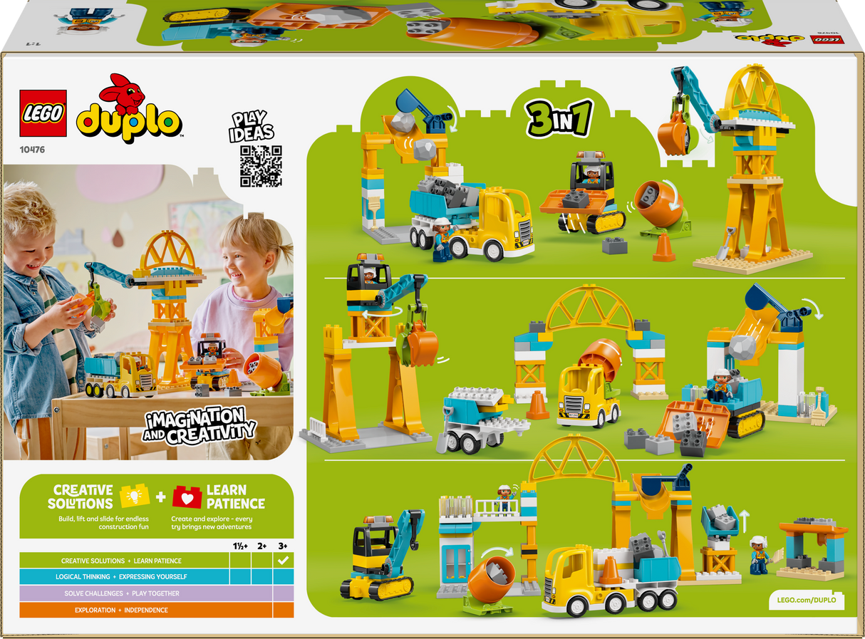 LEGO DUPLO 3 in 1 Construction Site and Vehicles 10476L