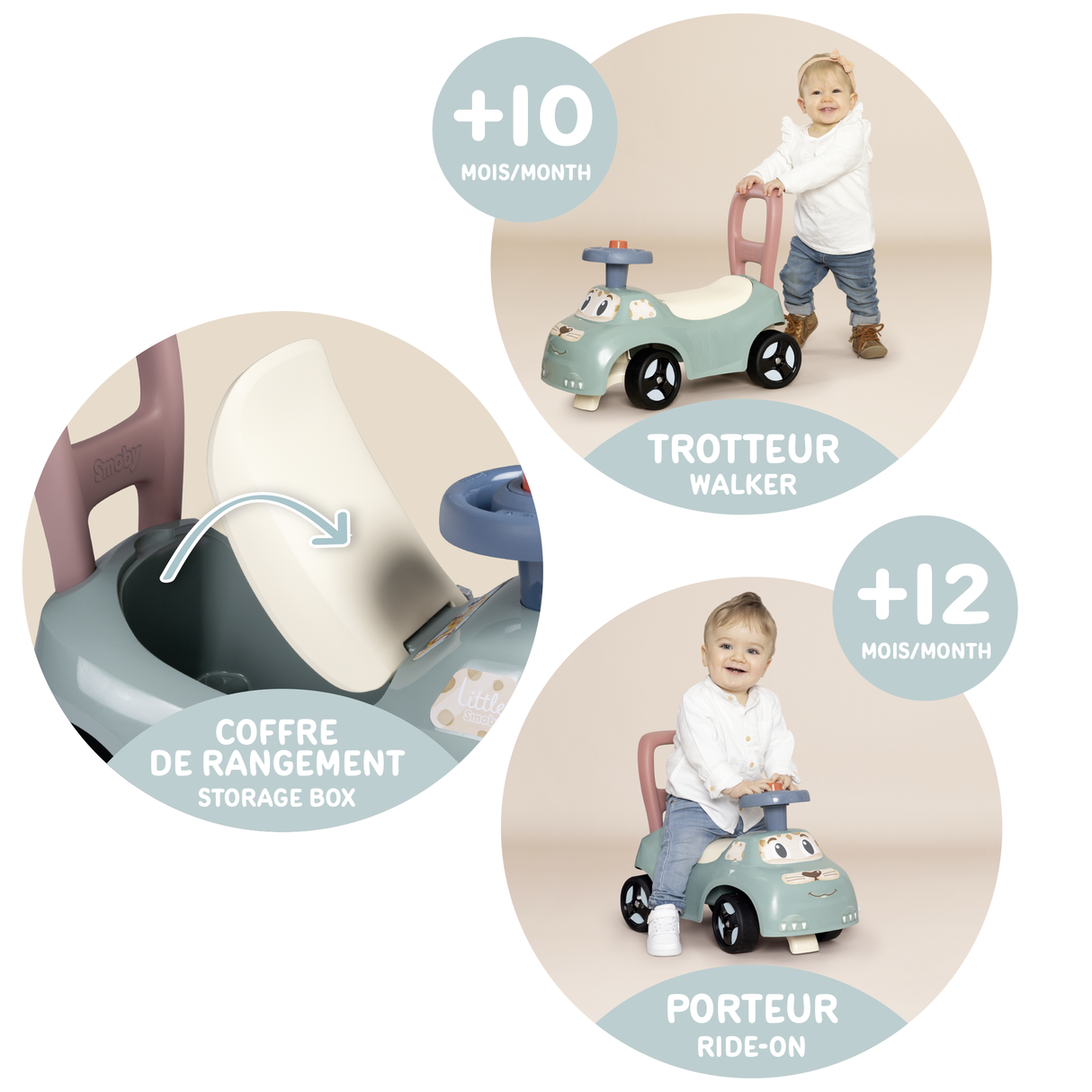 Smoby Auto Ride-On Little 140503S
