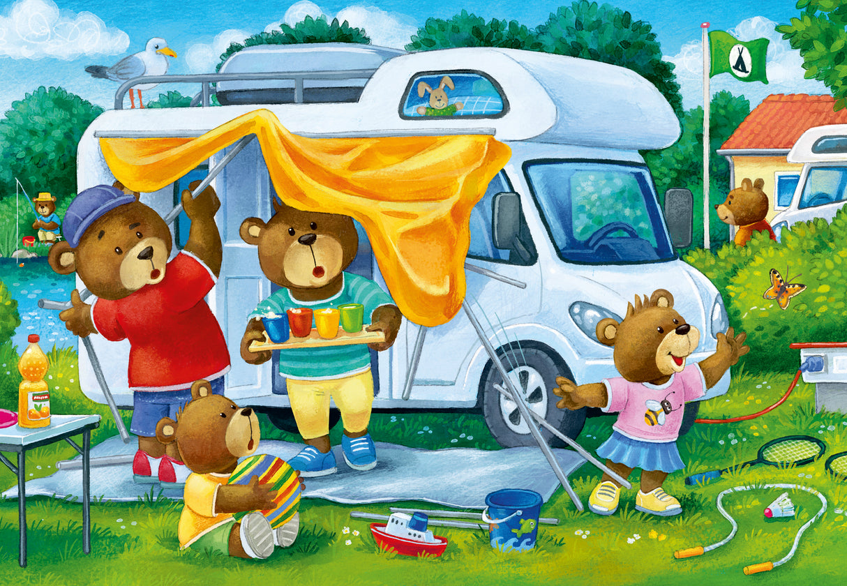 Ravensburger Puzzle 2x24 pc Bears Vacation 052479V