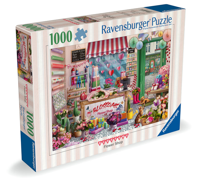 Ravensburger Puzzle 1000 Pieces: Blossoms Flower Shop 12001727V