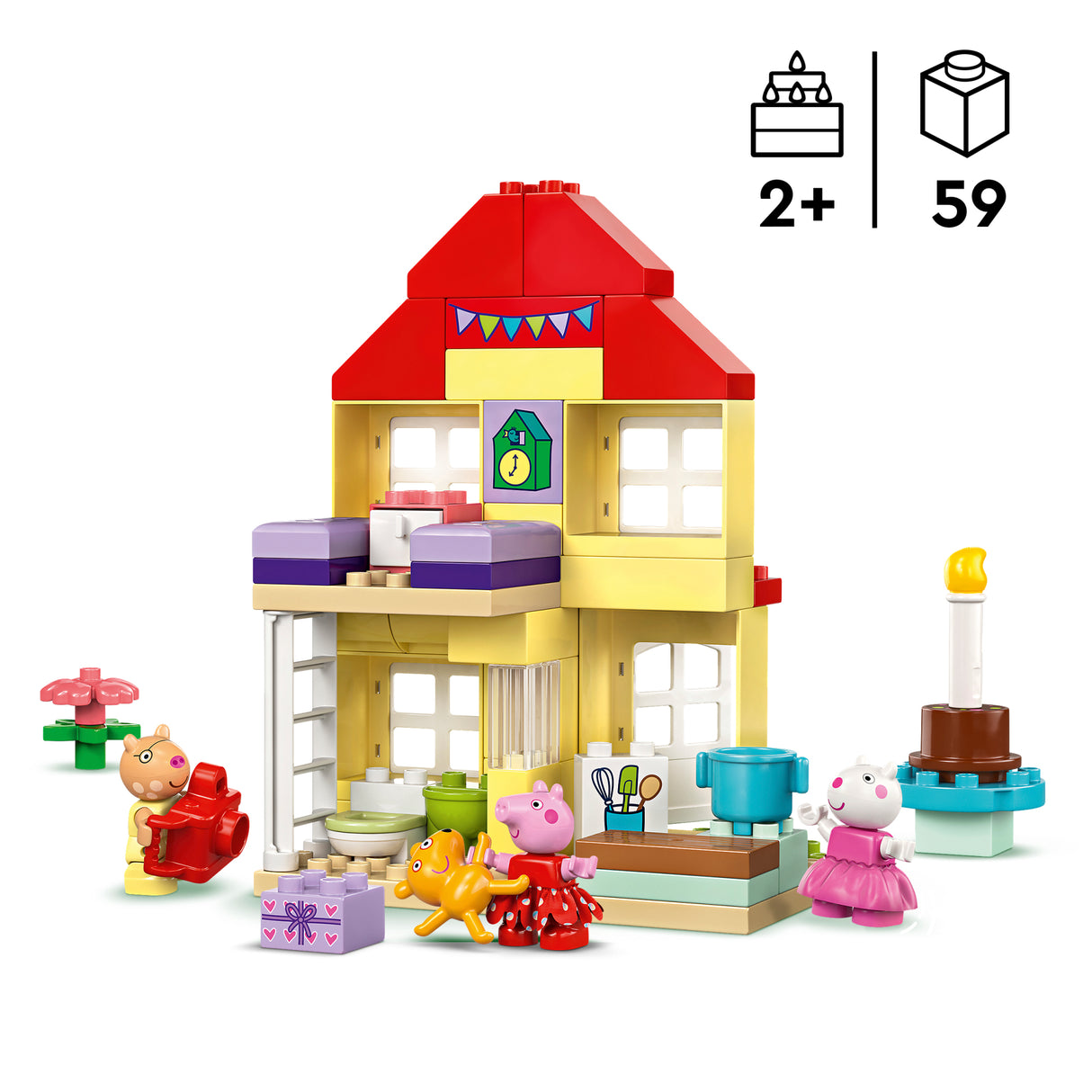 LEGO DUPLO Peppa Pig Birthday House 10433L