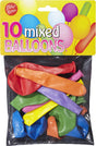 Bini Mixed Balloons, 10 Pieces 81006H