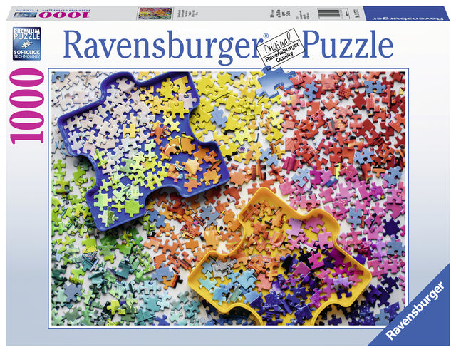 Ravensburger Puzzle 1000 pc Colourful Puzzle Pieces
 152742V