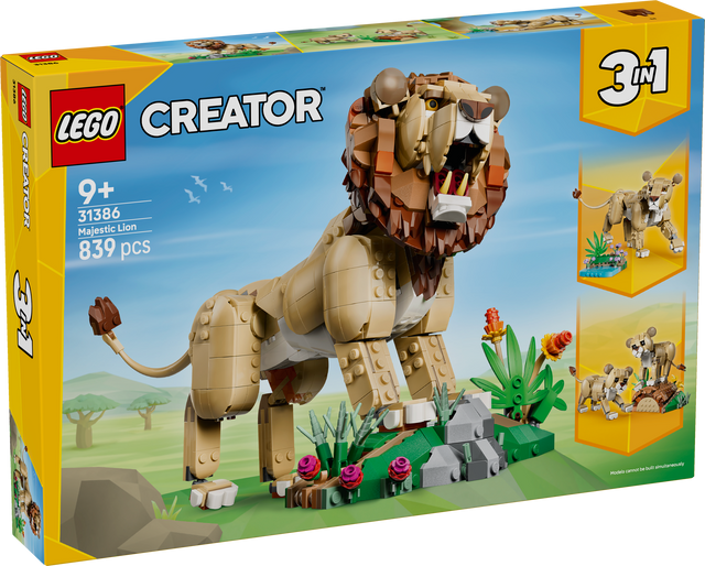 LEGO Creator ild Animals: Majestic Lion 31386L