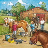Ravensburger Puzzle 3x49 pc A Day with Horses Puzzle 092376V