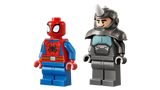 LEGO Spidey on his Motorcycle vs. Rhino 11206L