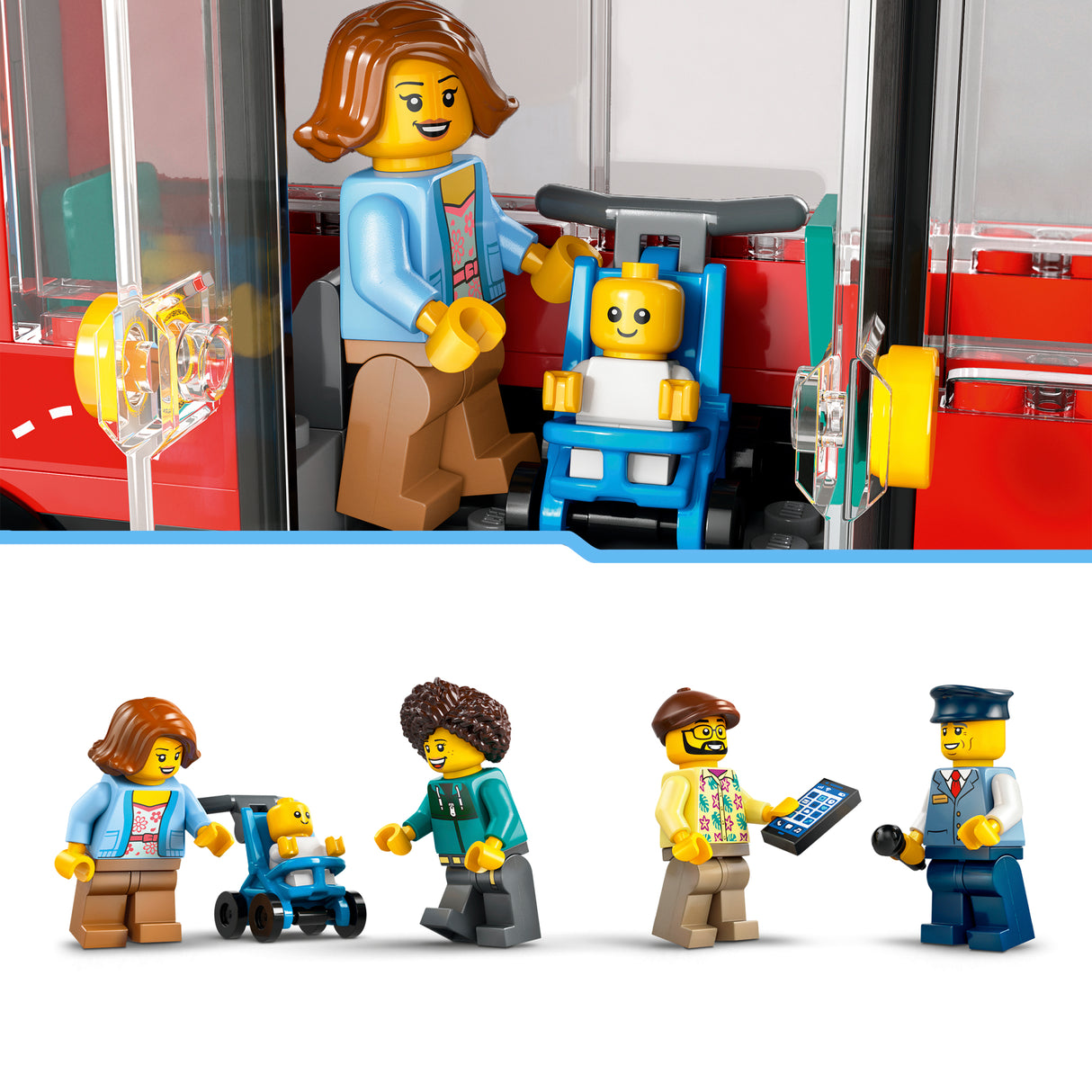 LEGO City Red Double-Decker Sightseeing Bus 60407L