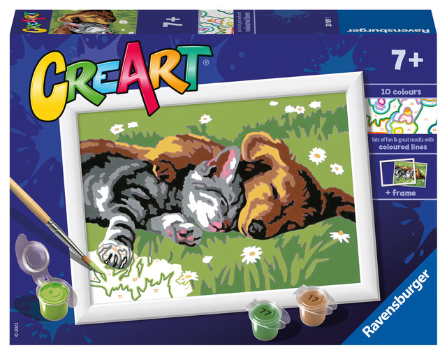 
Ravensburger Paint by Numbers Sleeping Friends 201891V