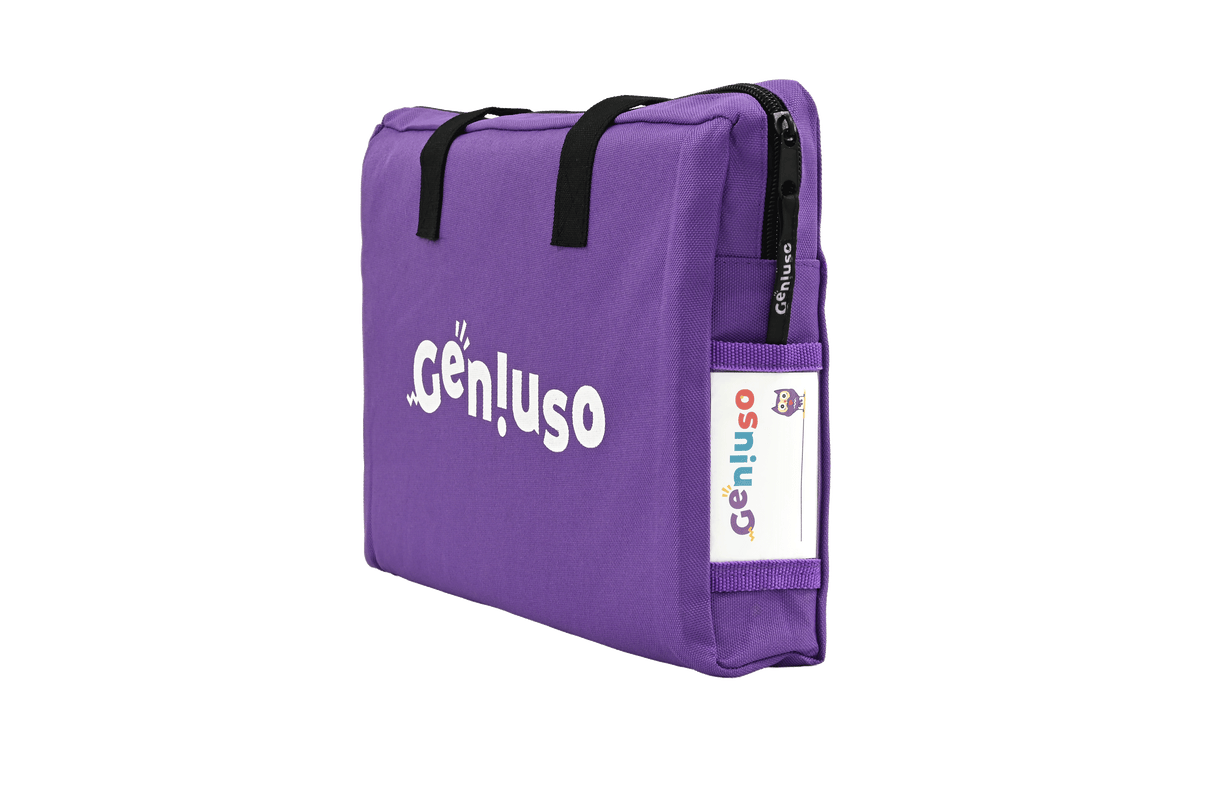 Geniuso MIIA põhikomplekt: pliiats, rääkivad raamatud "Talus" ja "Linnas" ning kandekott 634983G