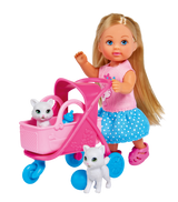 Simba Doll Evi With A Stroller  105733348B
