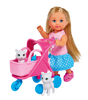 Simba Doll Evi With A Stroller  105733348B
