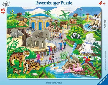 Ravensburger Frame Puzzle 45 pc The Zoo 066612V