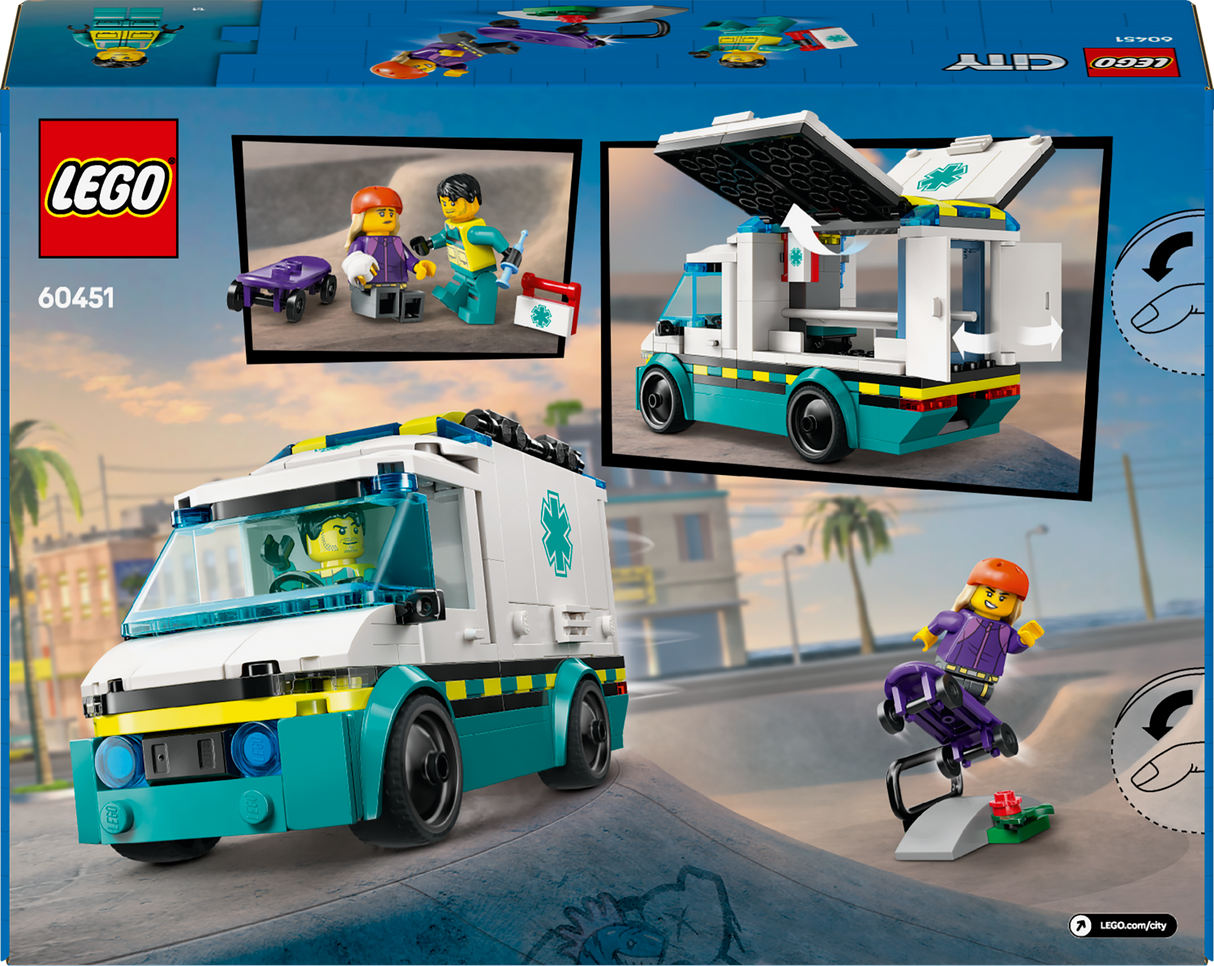 LEGO City Emergency Ambulance 60451L