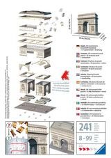 Ravensburger 3D Puzzle Arc de Triomphe 125142V