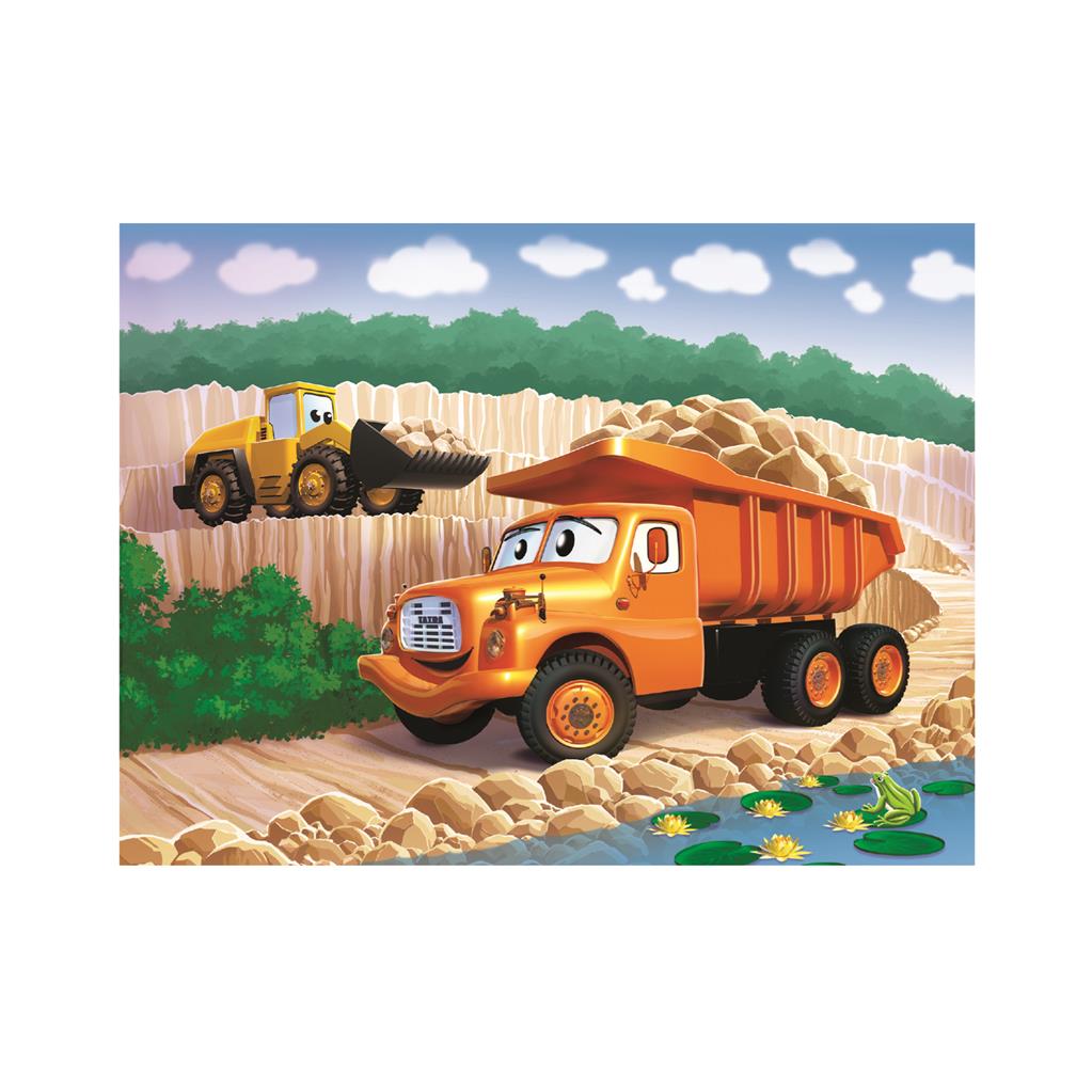 Dino Cube Puzzle 12 pc Tatra Cars 64139D