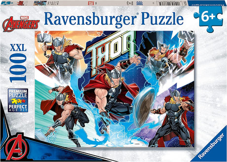 Ravensburger puzzle 100 pc The Mighty Avenger Thor 133765V