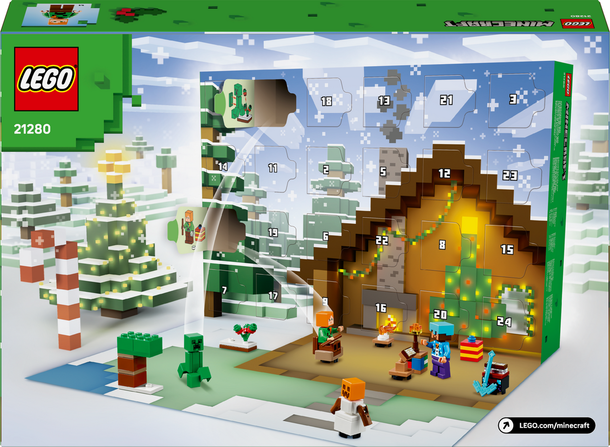 LEGO Minecraft Advent Calendar 2025 21280L