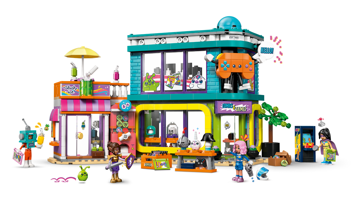 LEGO Friends Comic Book and Game Store 42674L