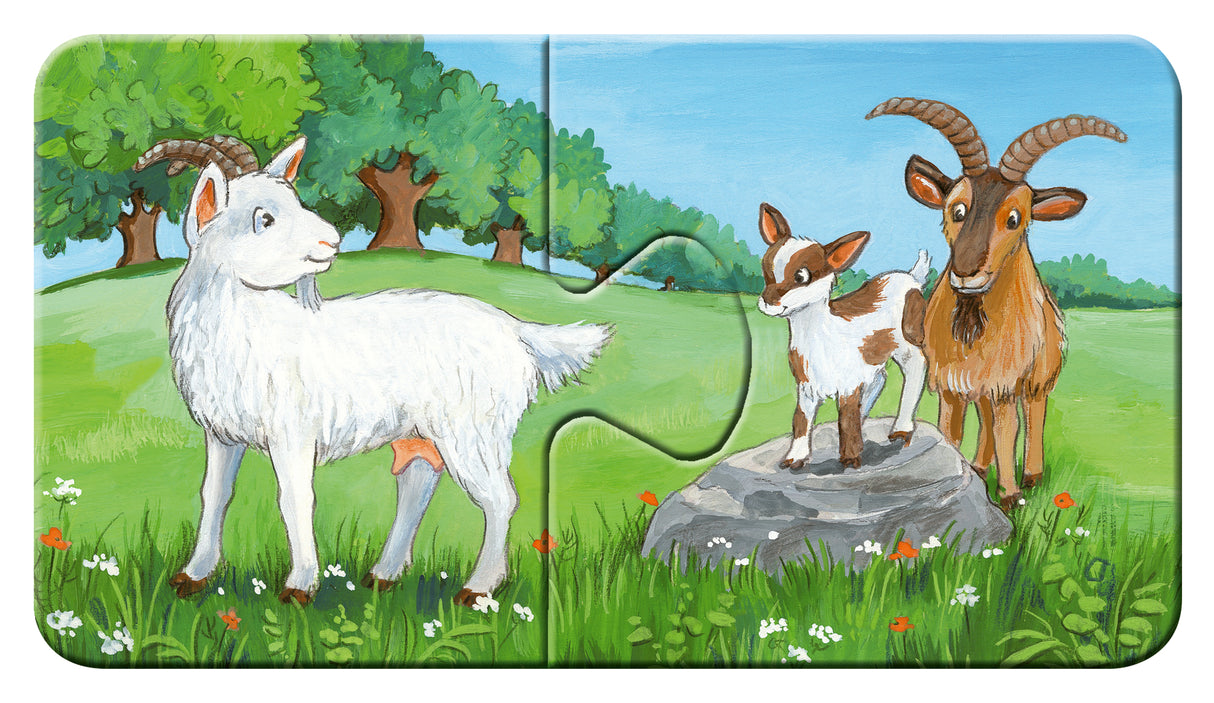 Ravensburger My First Puzzle 9x2 pc Farm Animals 050727V