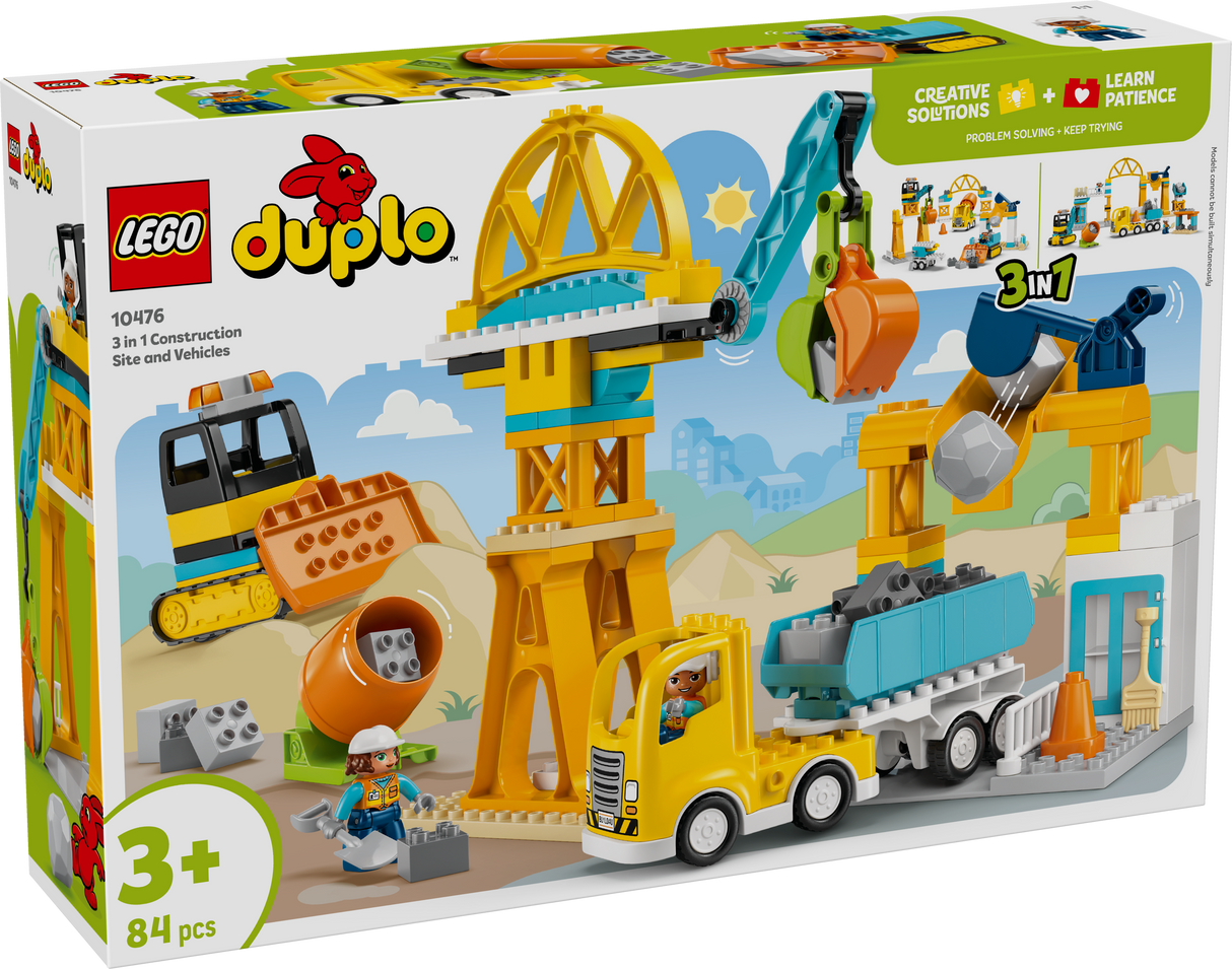 LEGO DUPLO 3 in 1 Construction Site and Vehicles 10476L