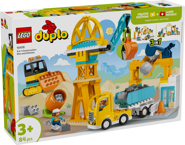 LEGO DUPLO 3 in 1 Construction Site and Vehicles 10476L