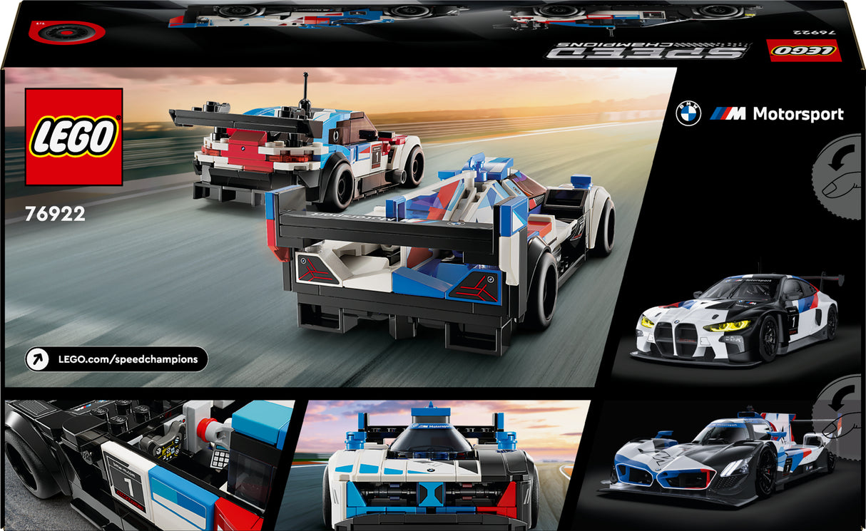 LEGO Speed ​​Champions BMW M4 GT3 & BMW M Hybrid V8 Race Cars 76922L
