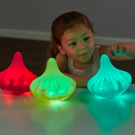 TTS Light Up Twist and Turn Spinning Tops EY10972B