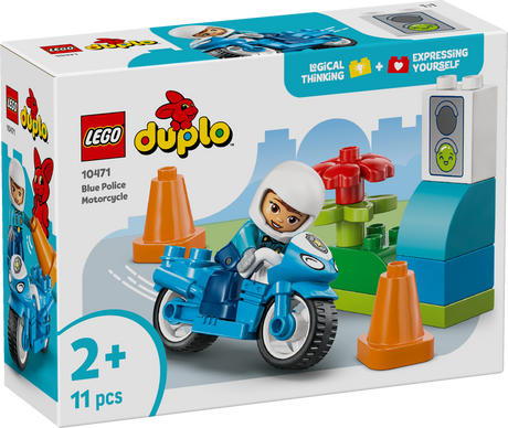  LEGO DUPLO Blue Police Motorcycle 10471L