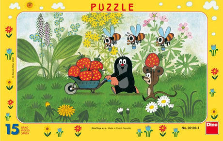 Dino Frame Puzzle 15 pc small 00108D