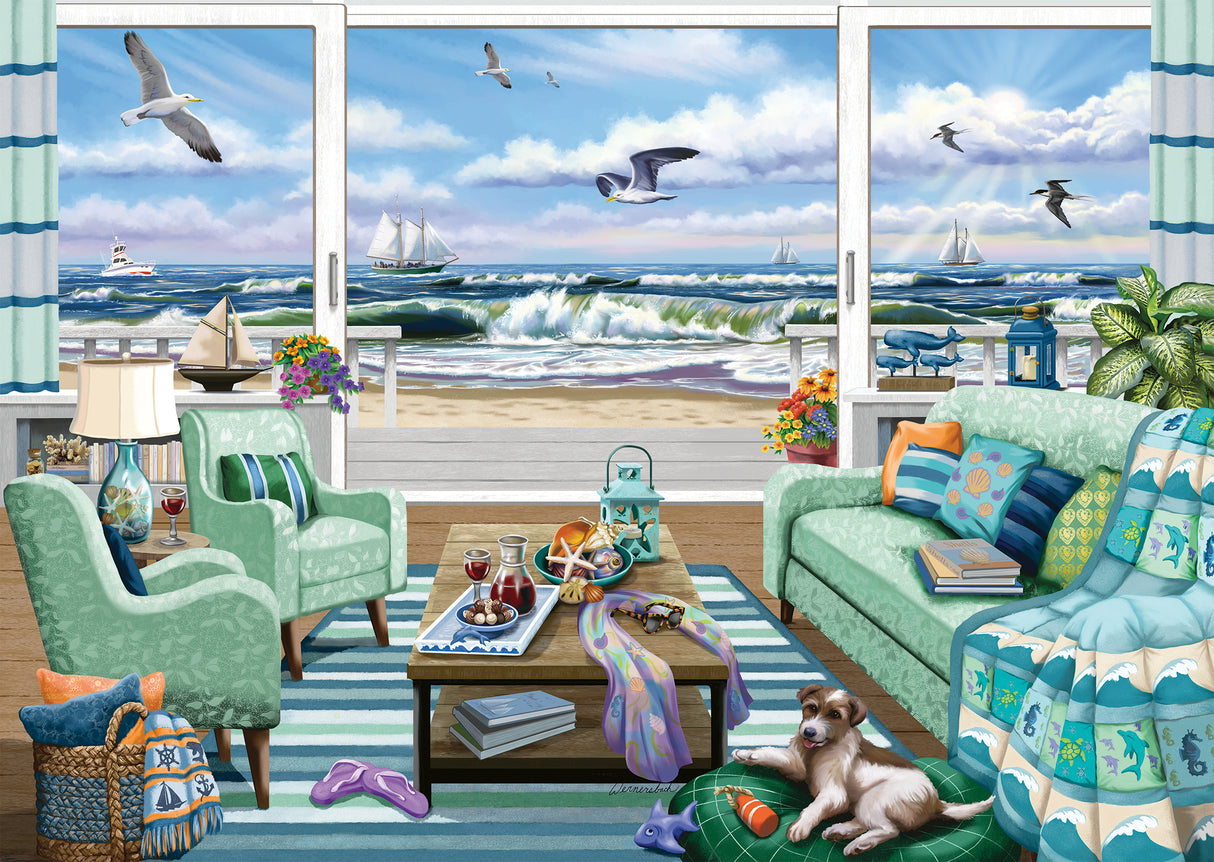 Ravensburger Puzzle 1000 pc  Beachfront Getaway 
 12000553V