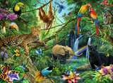 Ravensburger Puzzle 200 pc Animals in the Jungle 126606V