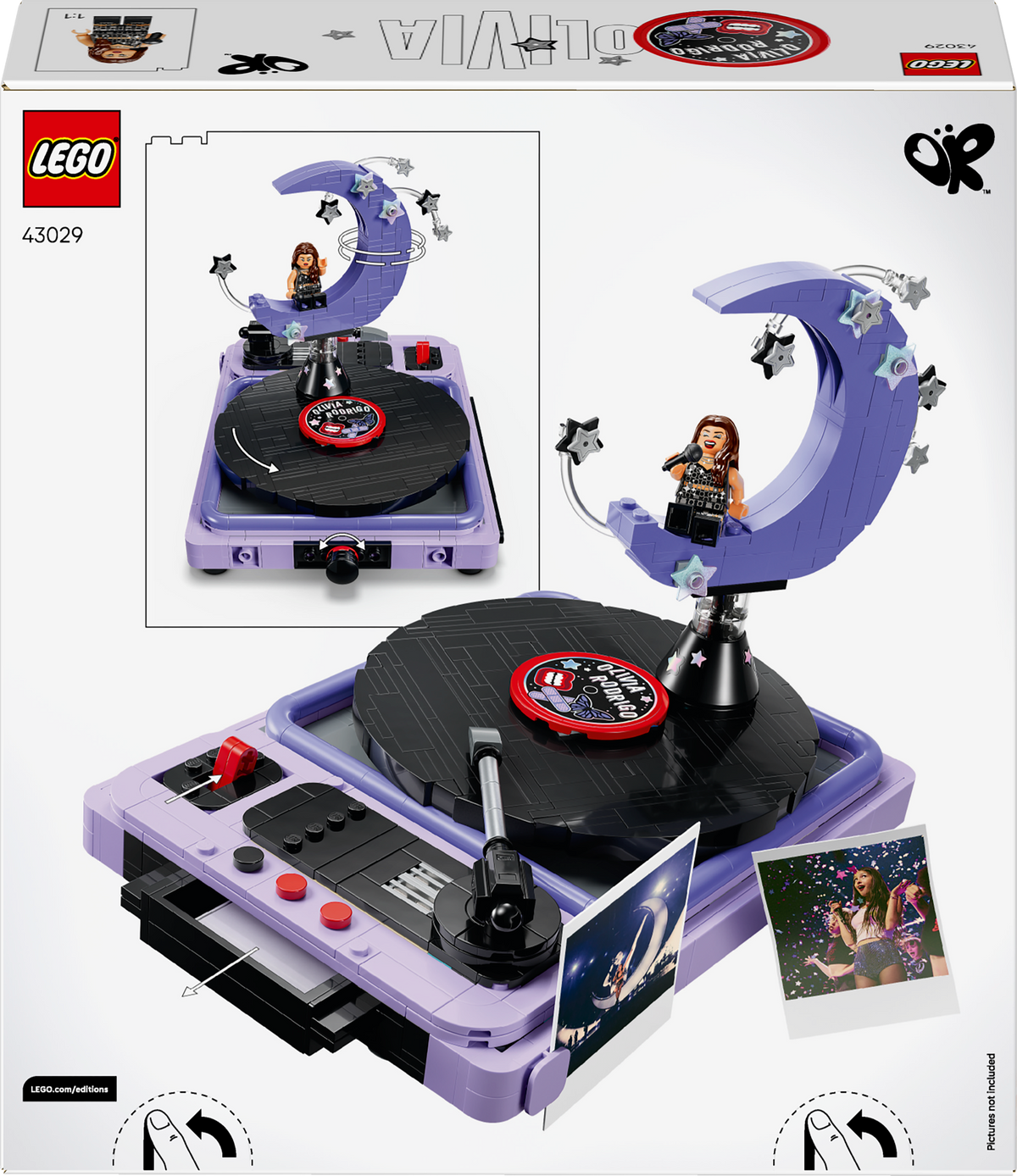 LEGO Editions Olivia Rodrigo’s Concert Moon 43029L