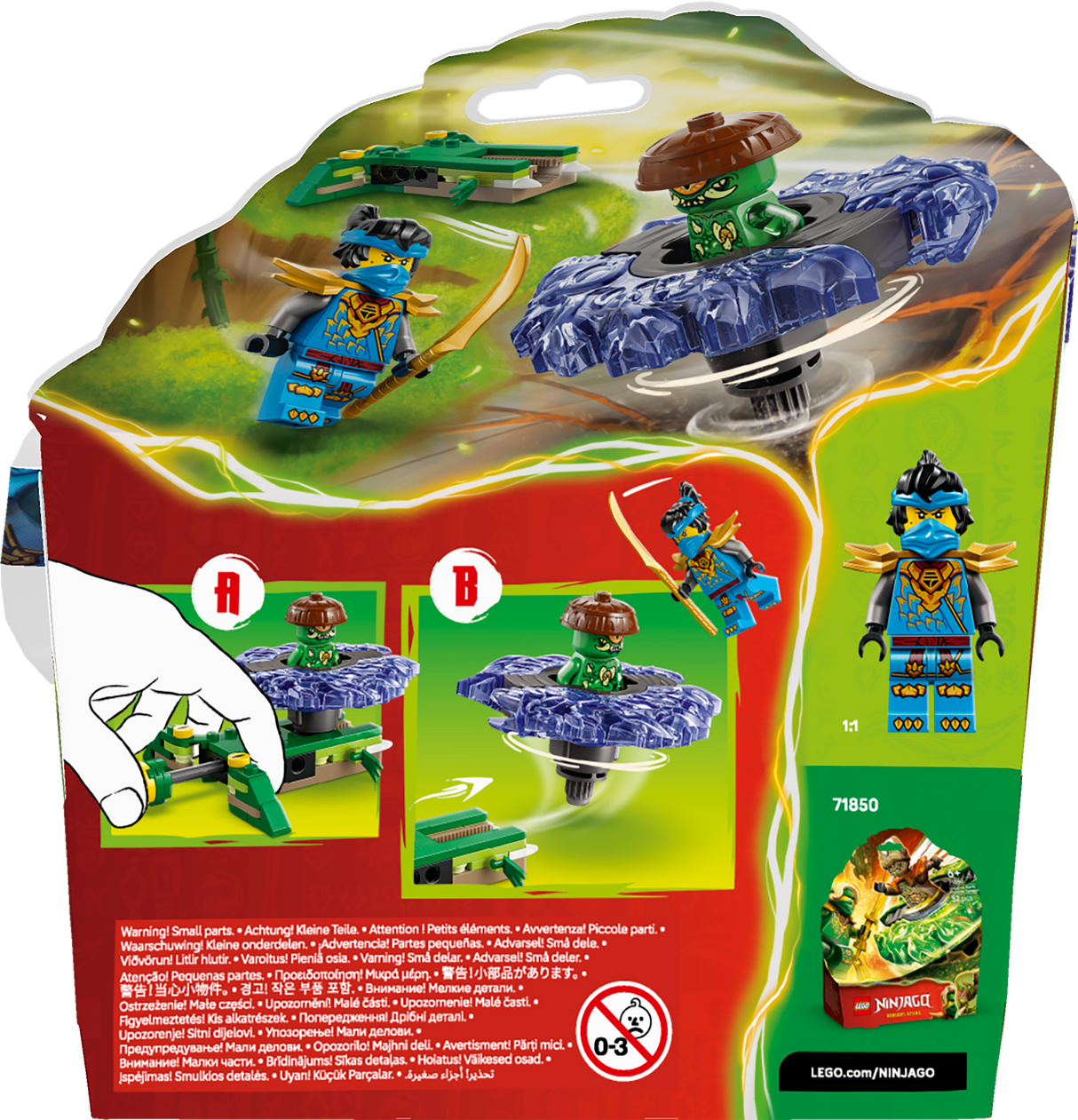 LEGO Ninjago Nya vs. Mutation Monster Spinner 71849L