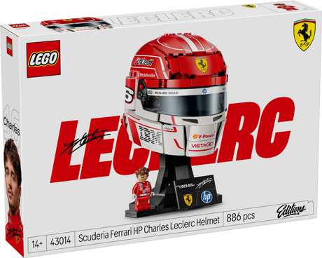 LEGO Editions Scuderia Ferrari HP Charles Leclerc Helmet 43014L
