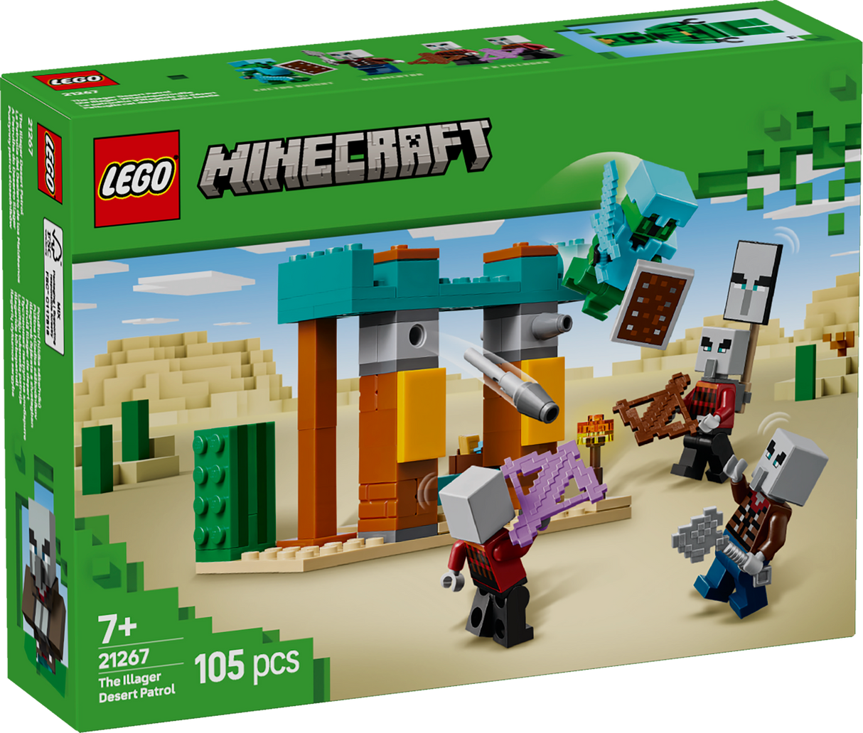 LEGO Minecraft The Illager Desert Patrol 21267L