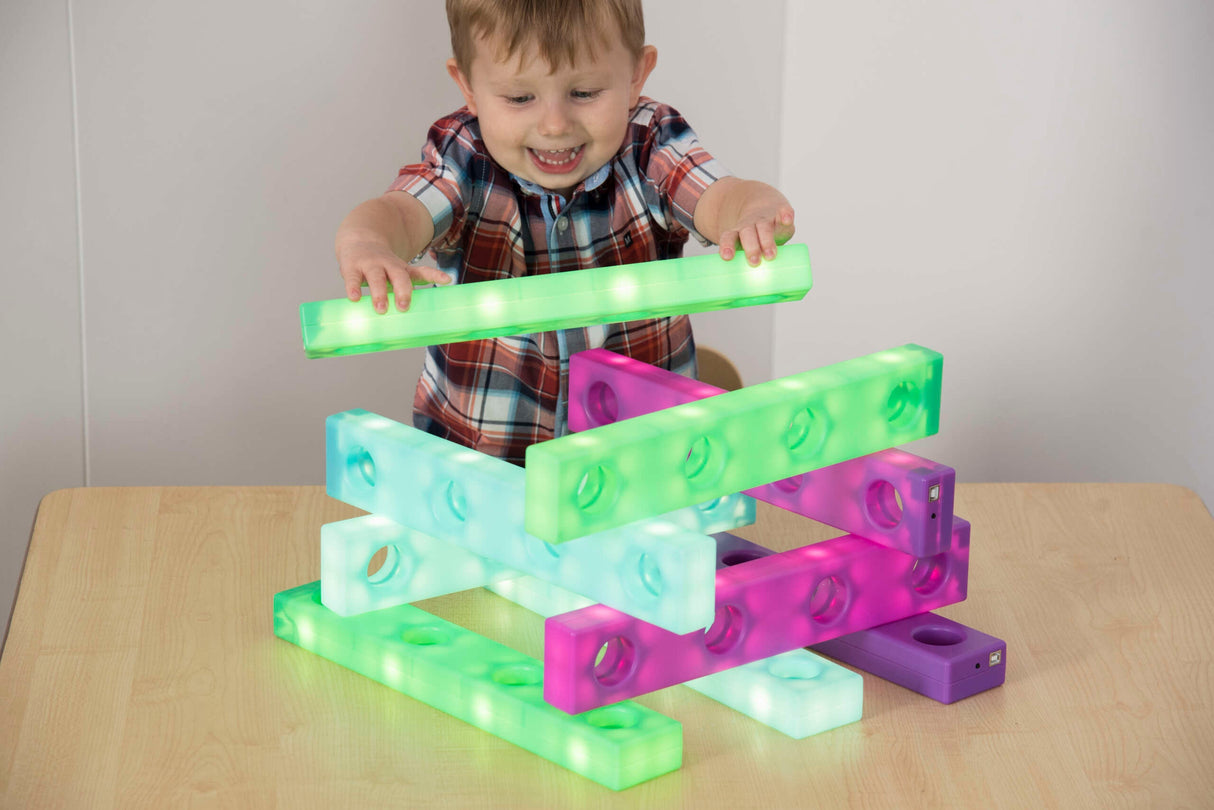 TTS Stack and Build Glow Blocks 9pk EY11702B