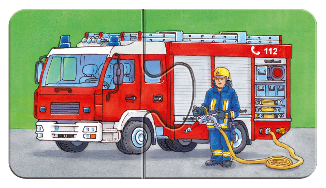 Ravensburger My First Puzzle 9x2 pc Commercial vehicles 073320V